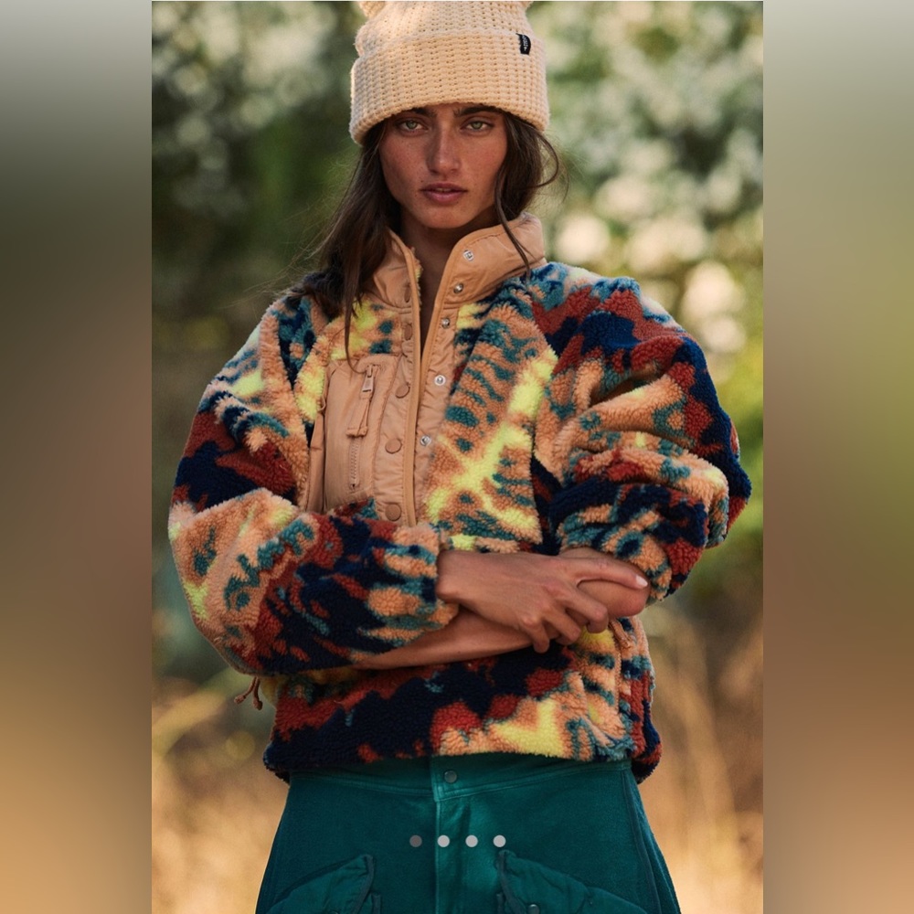 Free People FP Movement Hit The Slopes Fleece - Oasis Combo Aurora, S